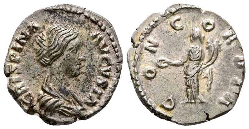 Crispina (augusta, 178-182). Ar Denarius (18 MM, 3.02 G).