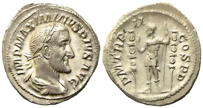 Maximinus i (253-238), Denarius, Rome, Ad 236; Ar (g 3,05; MM 20)