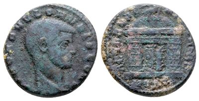 Divus Romulus (died Ad 309). Æ Half Follis (18 MM, 2.66 G).