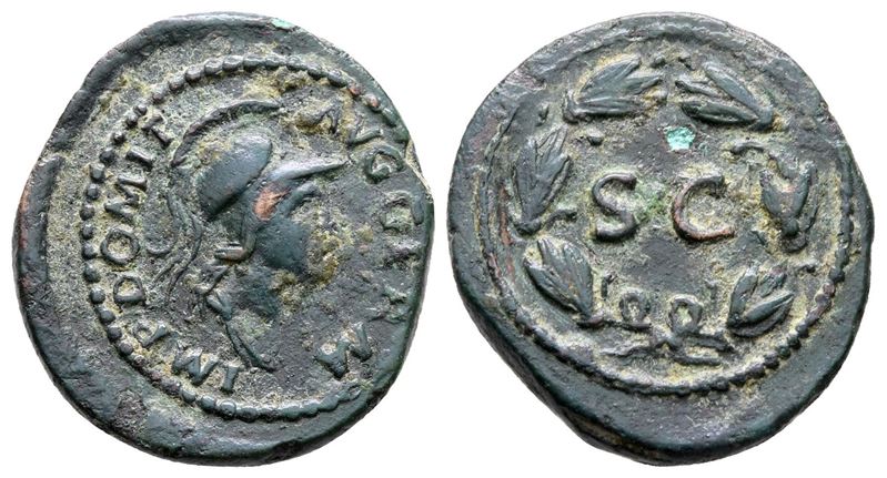 Domitian (81-96). Æ Quadrans (21 MM, 3.52 G).