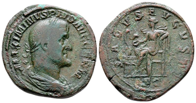 Maximinus i (235-238). Æ Sestertius (33 MM, 25.35 G).