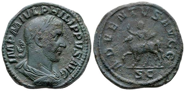 Philip I (244-249). Æ Sestertius (31mm, 21.20g)