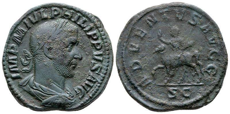 Philip i (244-249). Æ Sestertius (31mm, 21.20g)