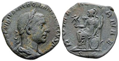 Trebonianus Gallus (251-253). Æ Sestertius (26 MM, 12.69 G).