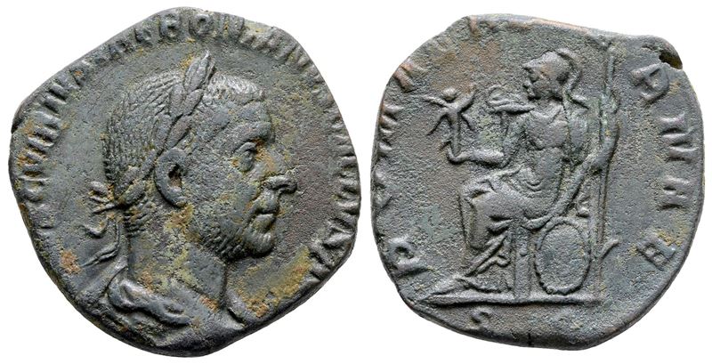 Trebonianus Gallus (251-253). Æ Sestertius (26 MM, 12.69 G).