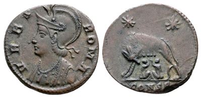 Commemorative Series, 330-354. Æ Follis (17 MM, 2.32 G).