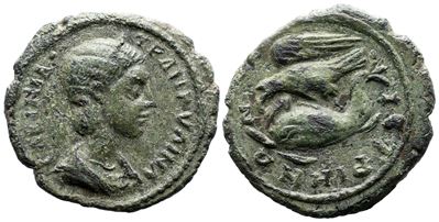 Tranquillina (augusta, 241-244). Moesia Inferior, Istrus. Æ