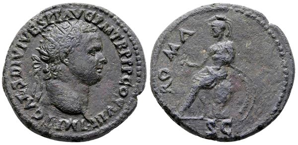 Titus (79-81). Æ Dupondius (28 mm, 9.91 g).