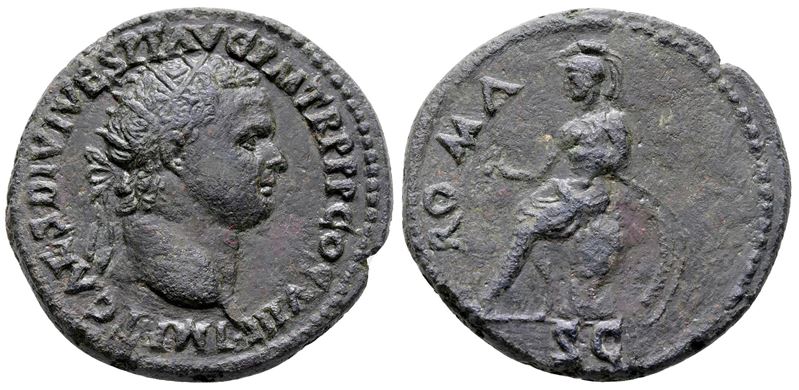 Titus (79-81). Æ Dupondius (28 MM, 9.91 G).