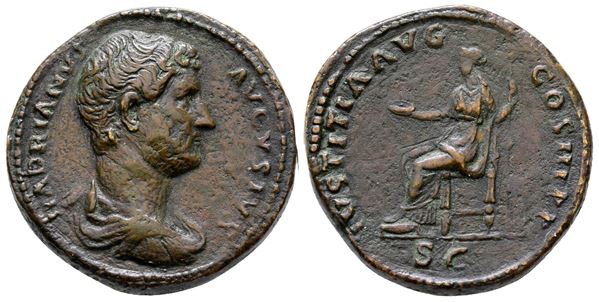 Hadrian (117-138). Æ As (26 mm, 14.45 g).