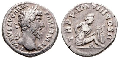 Lucius Verus (161-169). Ar Denarius (18 MM, 3.42 G).