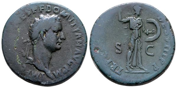 Domitian (81-96). Æ Sestertius (34 mm, 24.53 g).