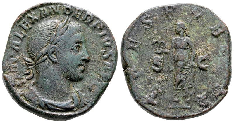 Severus Alexander (222-235). Æ Sestertius (30 MM, 20.48 G).