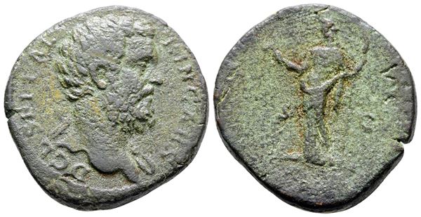 Clodius Albinus (Caesar, 193-195). Æ Sestertius (29 mm, 21.81 g).