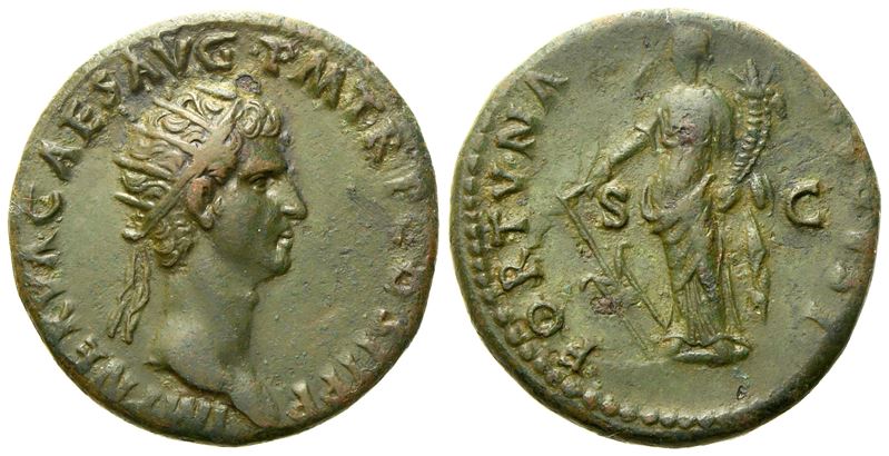Nerva (96-98), Dupondius, Rome, Ad 96; Æ (g 11,05; MM 26)