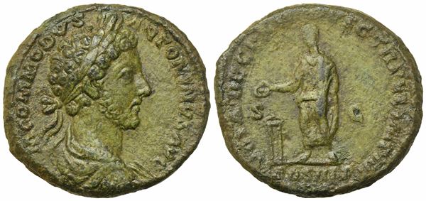 Commodus (177-192), As, Rome, c. AD 181-184; Æ (g 11,45; mm 25)