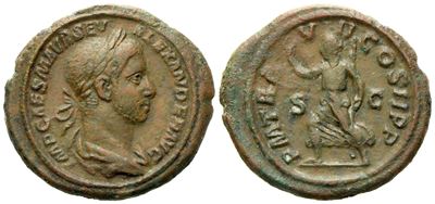 Severus Alexander (222-235), As, Rome, Ad 228; Æ (g 13,35; MM 29)