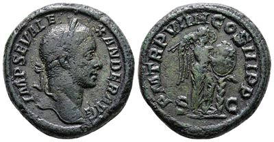 Severus Alexander (222-235). Æ As (25 MM, 11.25 G).