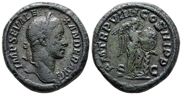 Severus Alexander (222-235). Æ As (25 mm, 11.25 g).