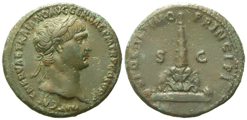 Trajan (98-117), As, Rome, Ad 103-111; Æ (g 11,30; MM 27)