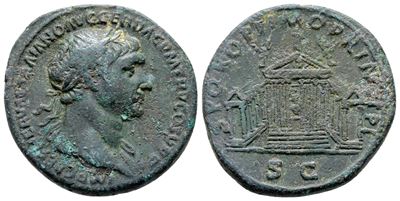 Trajan (98-117). Æ As (27 MM, 10.29 G).