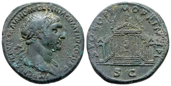 Trajan (98-117). Æ As (27 mm, 10.29 g).