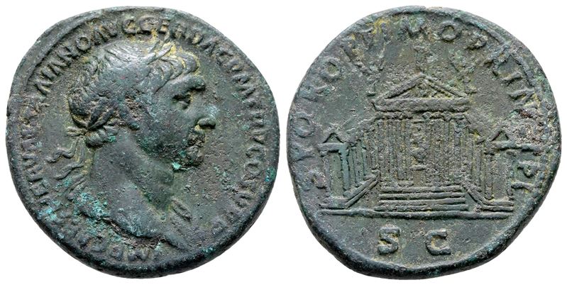 Trajan (98-117). Æ As (27 MM, 10.29 G).
