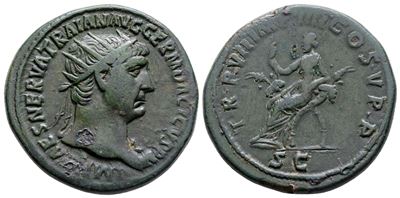 Trajan (98-117). Æ Dupondius (29 MM, 15.90 G).
