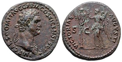 Domitian (81-96). Æ As (27 MM, 11.86 G).