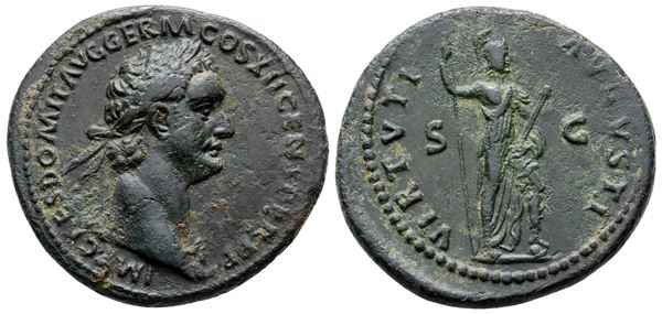 Domitian (81-96). Æ As (29 mm, 11.38 g).