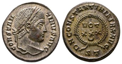 Constantine i (307/310-337). Æ Follis (20 MM, 3.54 G).