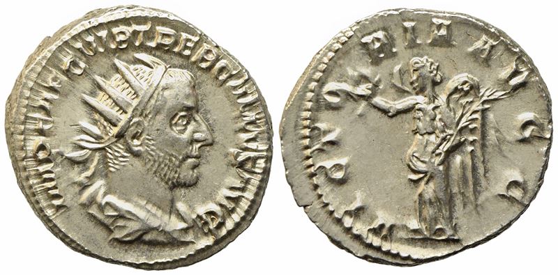 Trebonianus Gallus (251-253), Antoninianus, Rome, Ad 252-253; Ar (g 4; MM 21)