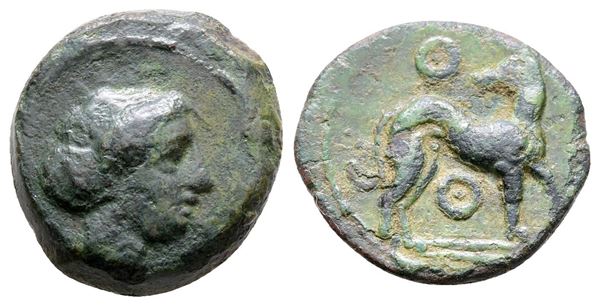 Sicily, Eryx, c. 410-400 BC. Æ Hexas (16 mm, 3.09 g).
