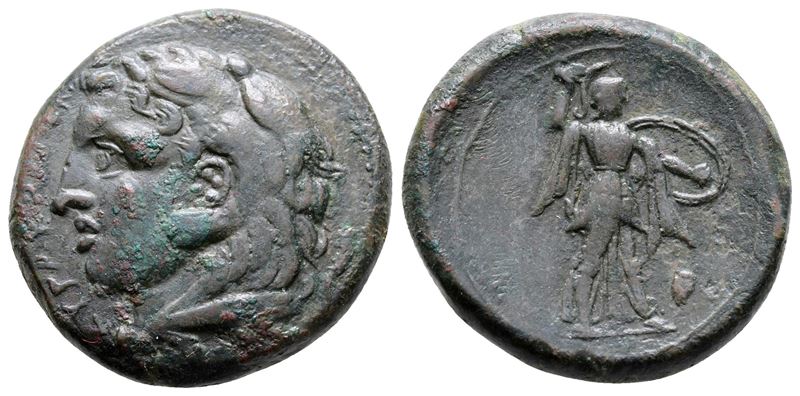 Sicily, Syracuse. Pyrrhos (278-276 Bc). Æ (24 MM, 12.07 G).