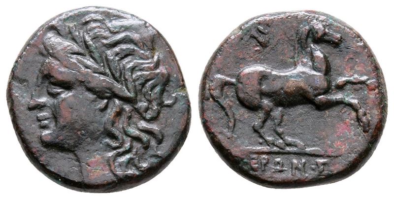 Sicily, Syracuse. Hieron II (275-215 Bc). Æ (17 MM, 4.14 G).