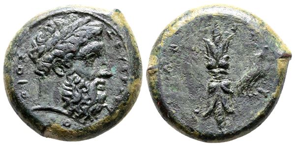 Sicily, Syracuse, c. 344-317 BC. Æ Hemidrachm (24 mm, 14.50 g).