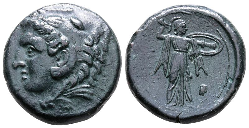 Sicily, Syracuse. Pyrrhos (278-276 Bc). Æ (22 MM, 10.70 G).