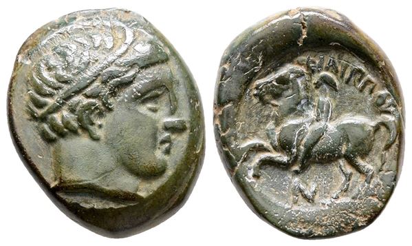 Kings of Macedon, Philip II (359-336 BC). Æ (20 mm, 6.56 g).