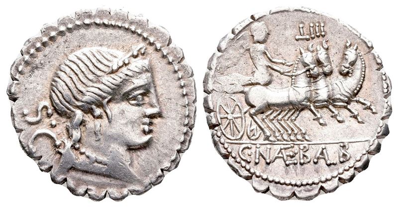 C. Naevius Balbus, Rome, 79 Bc. Ar Serrate Denarius (19 MM, 3.68 G).