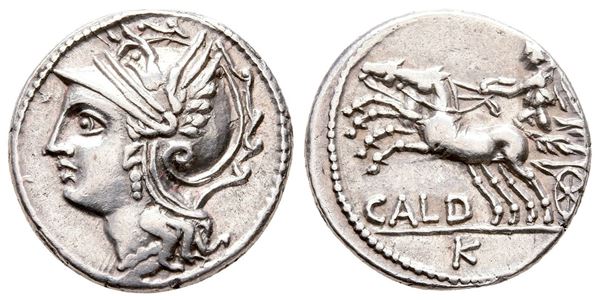 C. Coelius Caldus, Rome, 104 BC. AR Denarius (20 mm, 3.90 g).