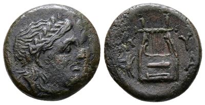 Kyrenaica, Kyrene. Time Of Magas (king Of Kyrene, C. 282/75-261 Bc). Replica Of Æ (18 MM, 3.98 G)...