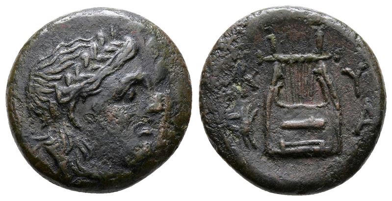 Kyrenaica, Kyrene. Time Of Magas (king Of Kyrene, C. 282/75-261 Bc). Replica Of Æ (18 MM, 3.98 G)...