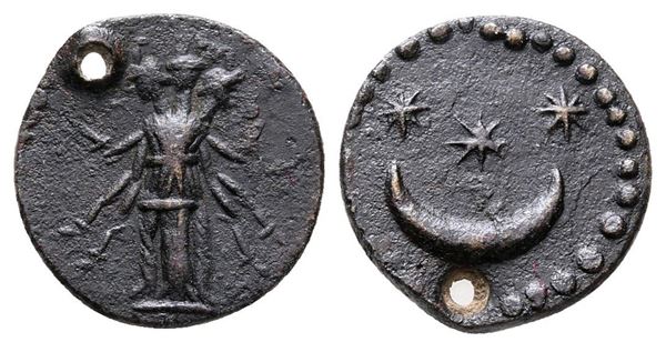Roman Æ Tessera, c. 3rd century AD (13 mm, 0.72 g).