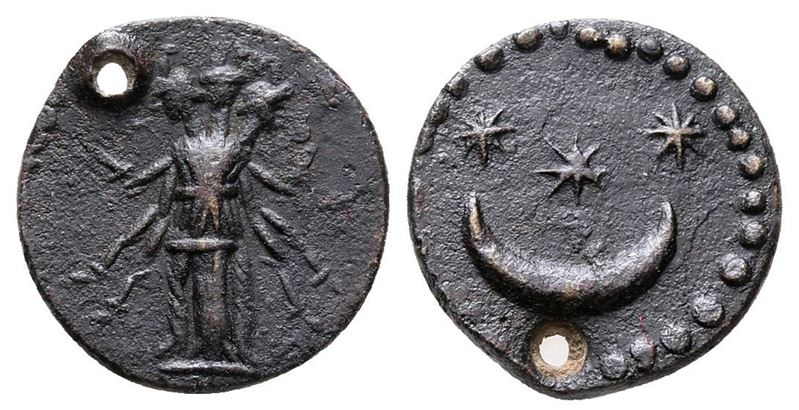 Roman Æ Tessera, C. 3rd Century Ad (13 MM, 0.72 G).