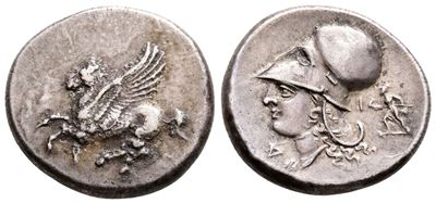 Corinth, C. 350/45-285 Bc. Ar Stater (22 MM, 8.52 G).