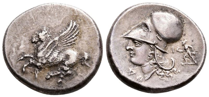 Corinth, C. 350/45-285 Bc. Ar Stater (22 MM, 8.52 G).