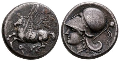 Corinth, C. 375-300 Bc. Ar Stater (20 MM, 8.41 G).