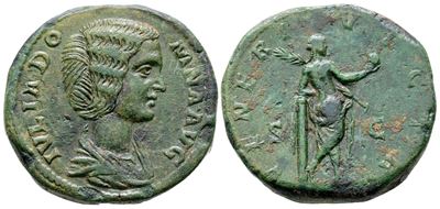 Julia Domna (augusta, 193-217). Æ Sestertius (31 MM, 23.80 G).