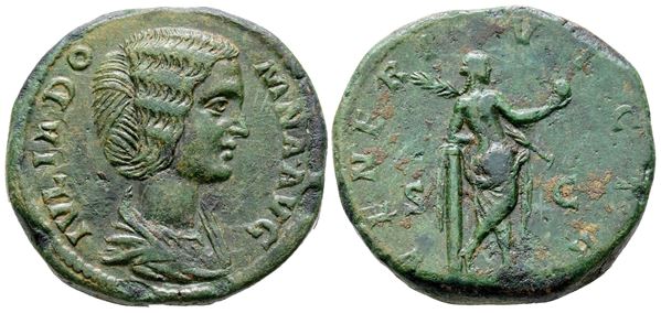 Julia Domna (Augusta, 193-217). Æ Sestertius (31 mm, 23.80 g).