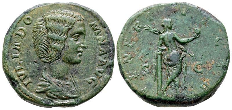 Julia Domna (augusta, 193-217). Æ Sestertius (31 MM, 23.80 G).